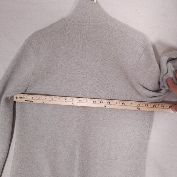 J.Crew Womens 100% Merino Wool Blazer Jacket M Gray Minimalist Career Office - Picture 5 of 14